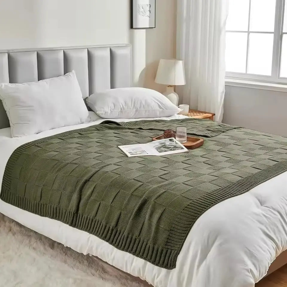 Wyrm Blocks Knitted Quilt Inovessa