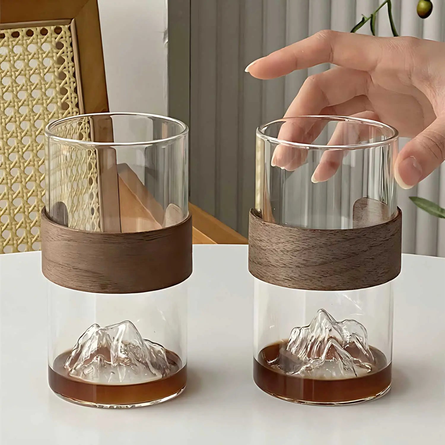 ZenPeak Mountain Tea and Coffee Glass Inovessa