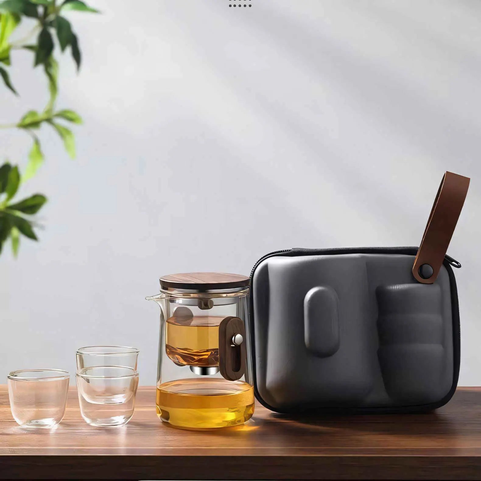ZenVoyage Travel Glass Tea Set Inovessa