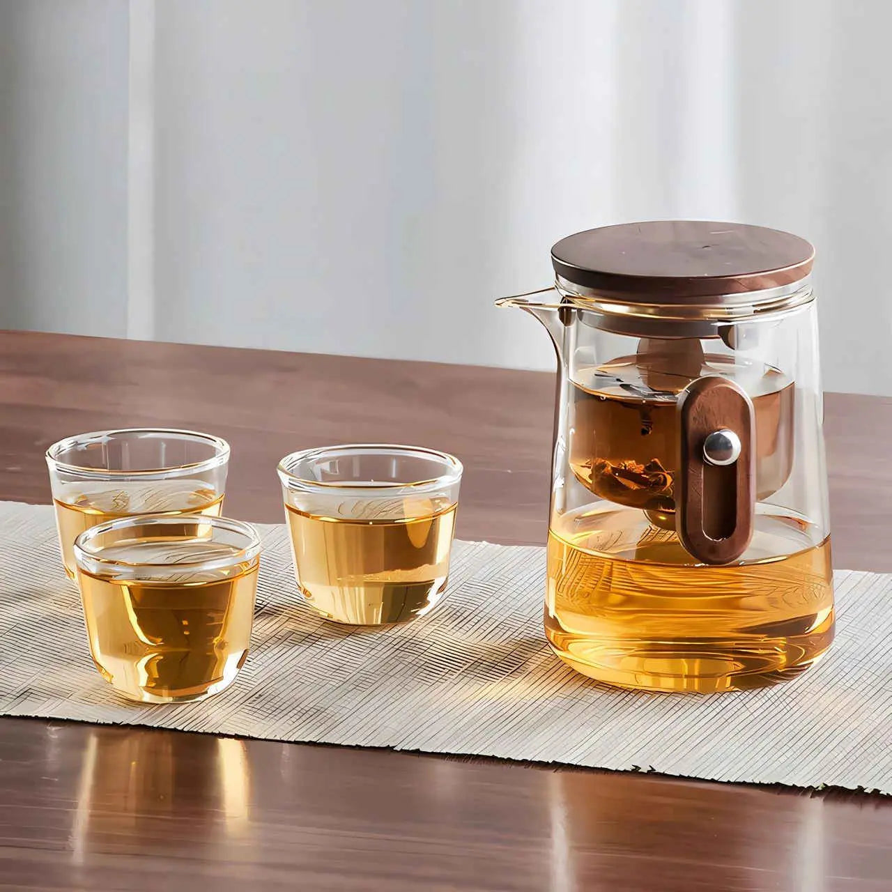 ZenVoyage Travel Glass Tea Set Inovessa
