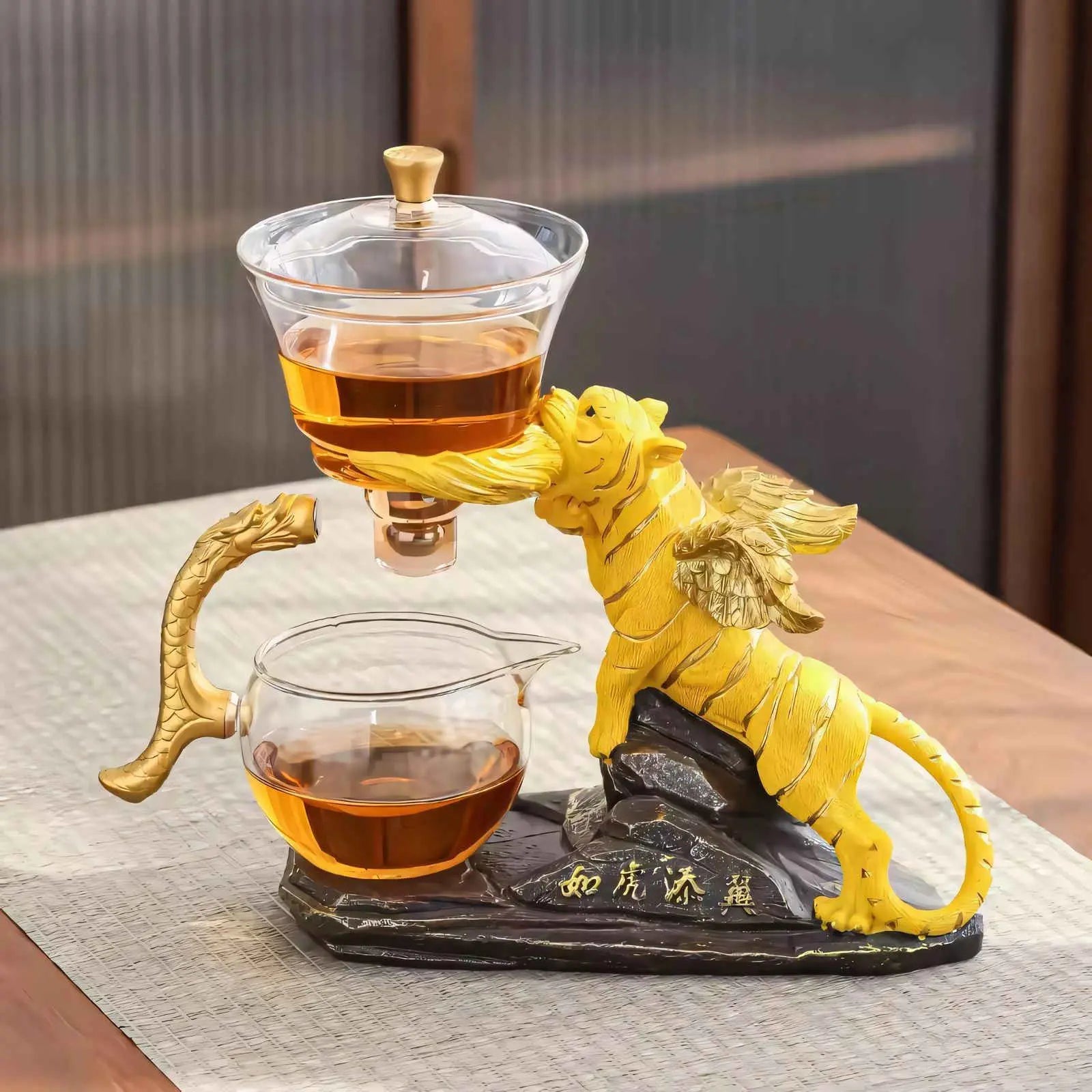 Lazy Kungfu Glass Tea Set