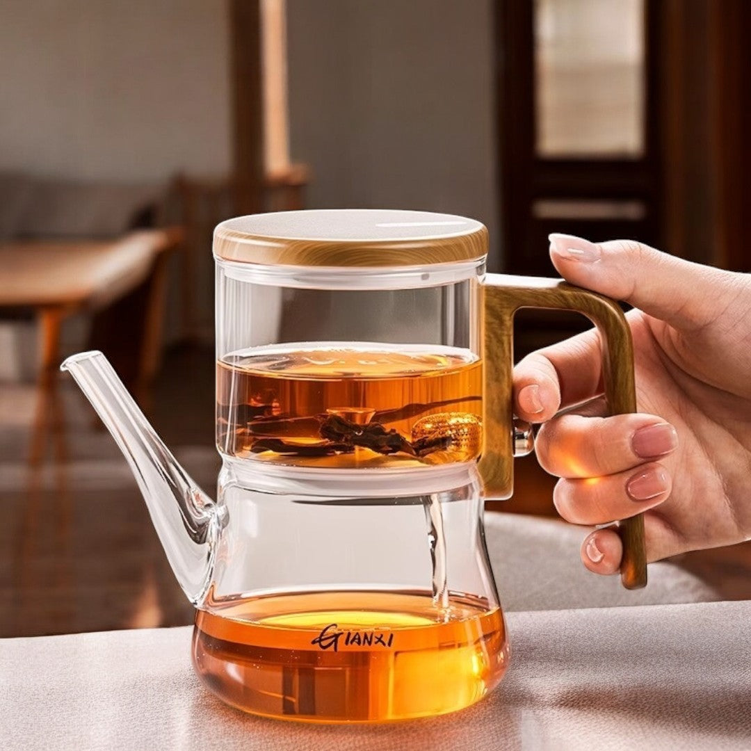 Gianixi Borosilicate Glass Magnetic Teapot