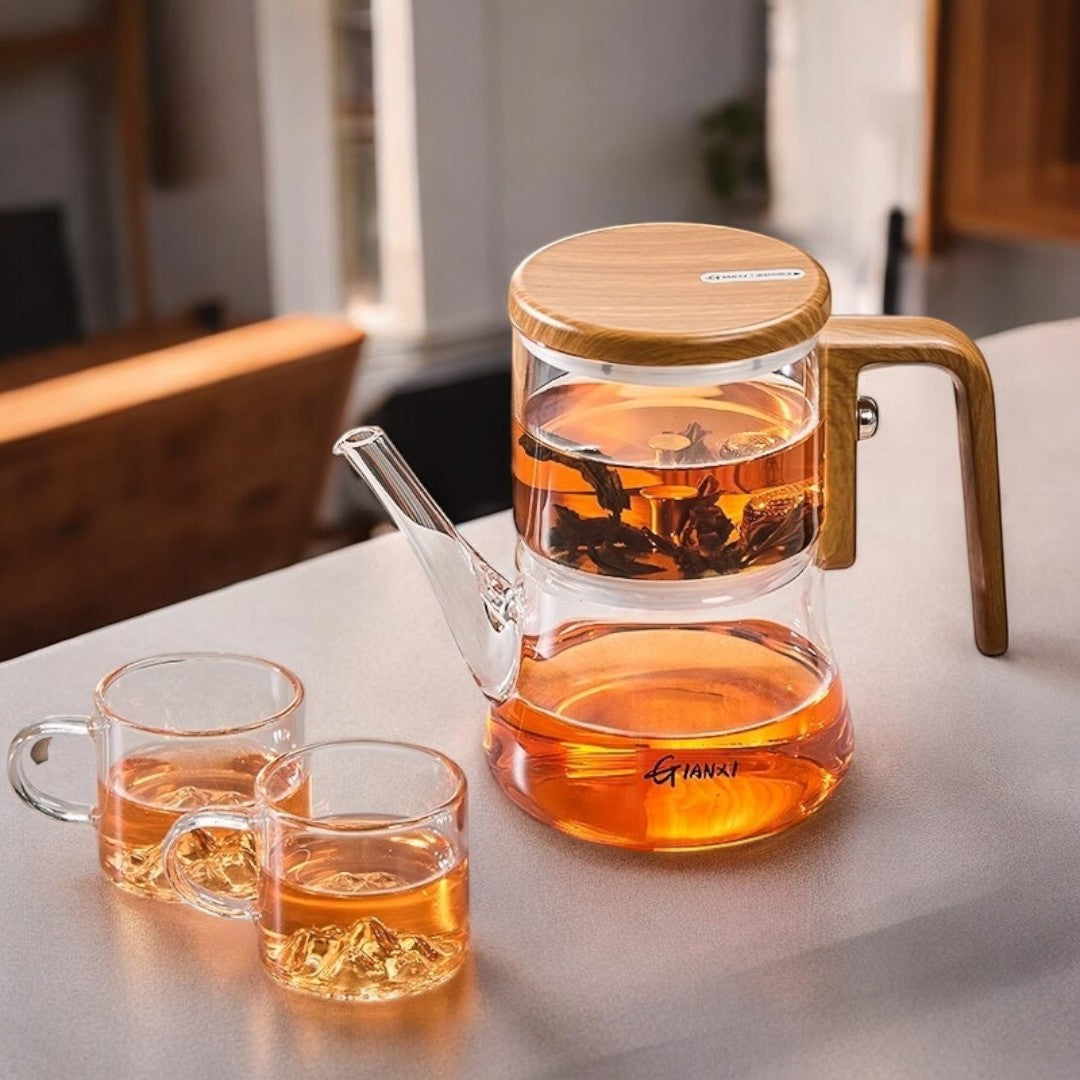 Gianixi Borosilicate Glass Magnetic Teapot