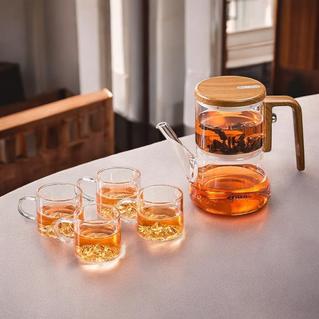 Gianixi Borosilicate Glass Magnetic Teapot