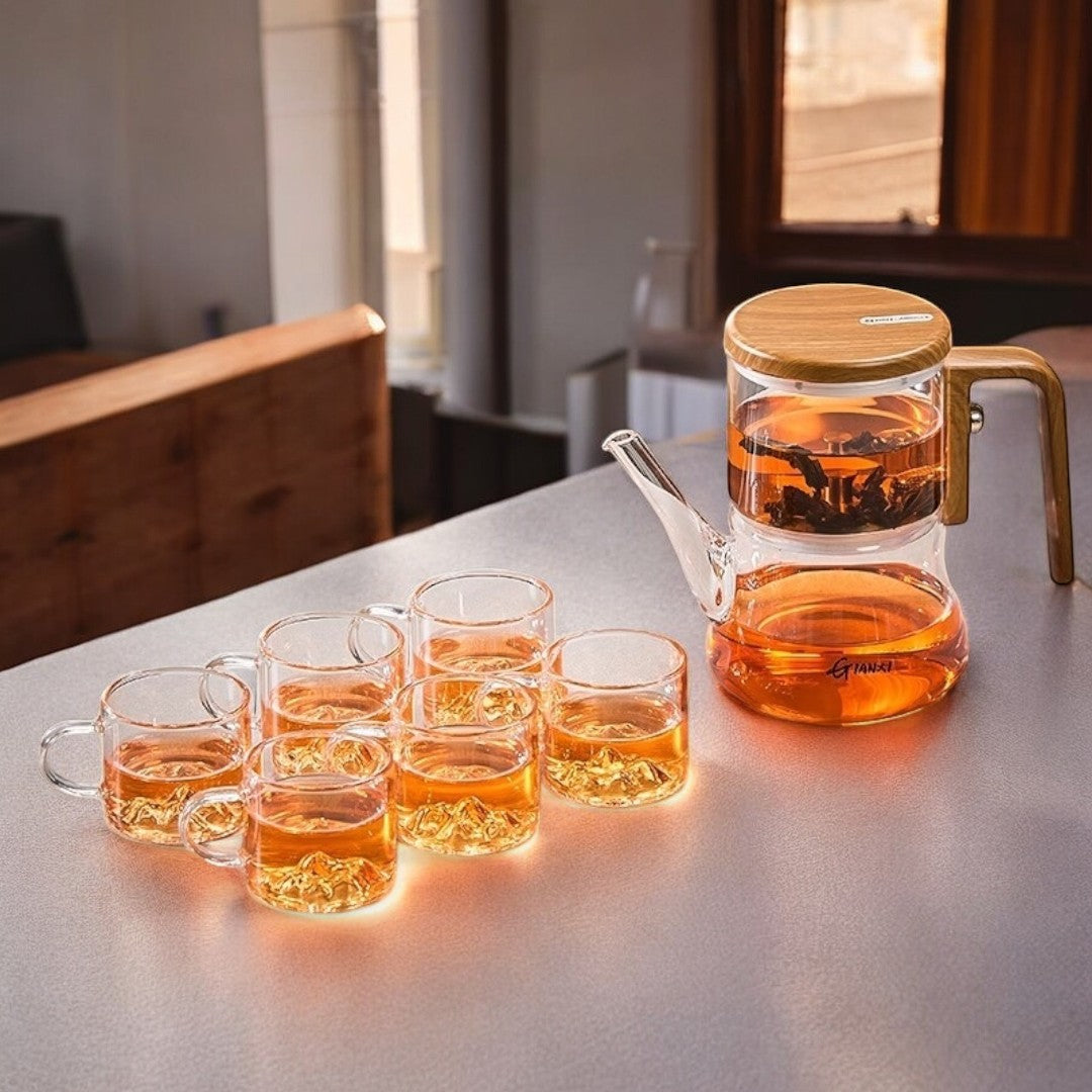 Gianixi Borosilicate Glass Magnetic Teapot