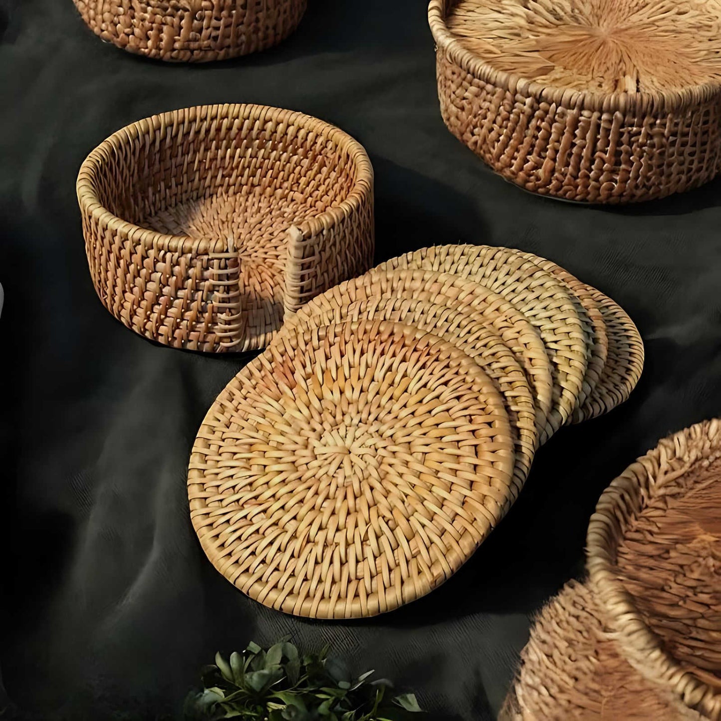 Cestino Coffee & Tea Bamboo Coasters