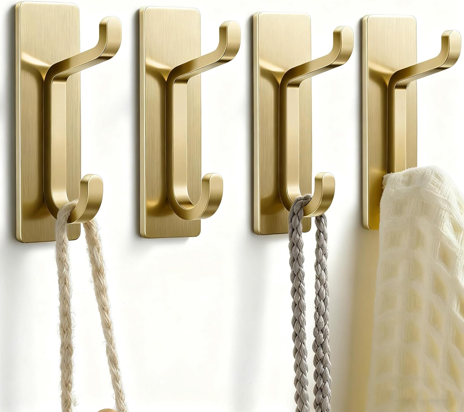 Novera Stainless Steel Adhesive Hooks