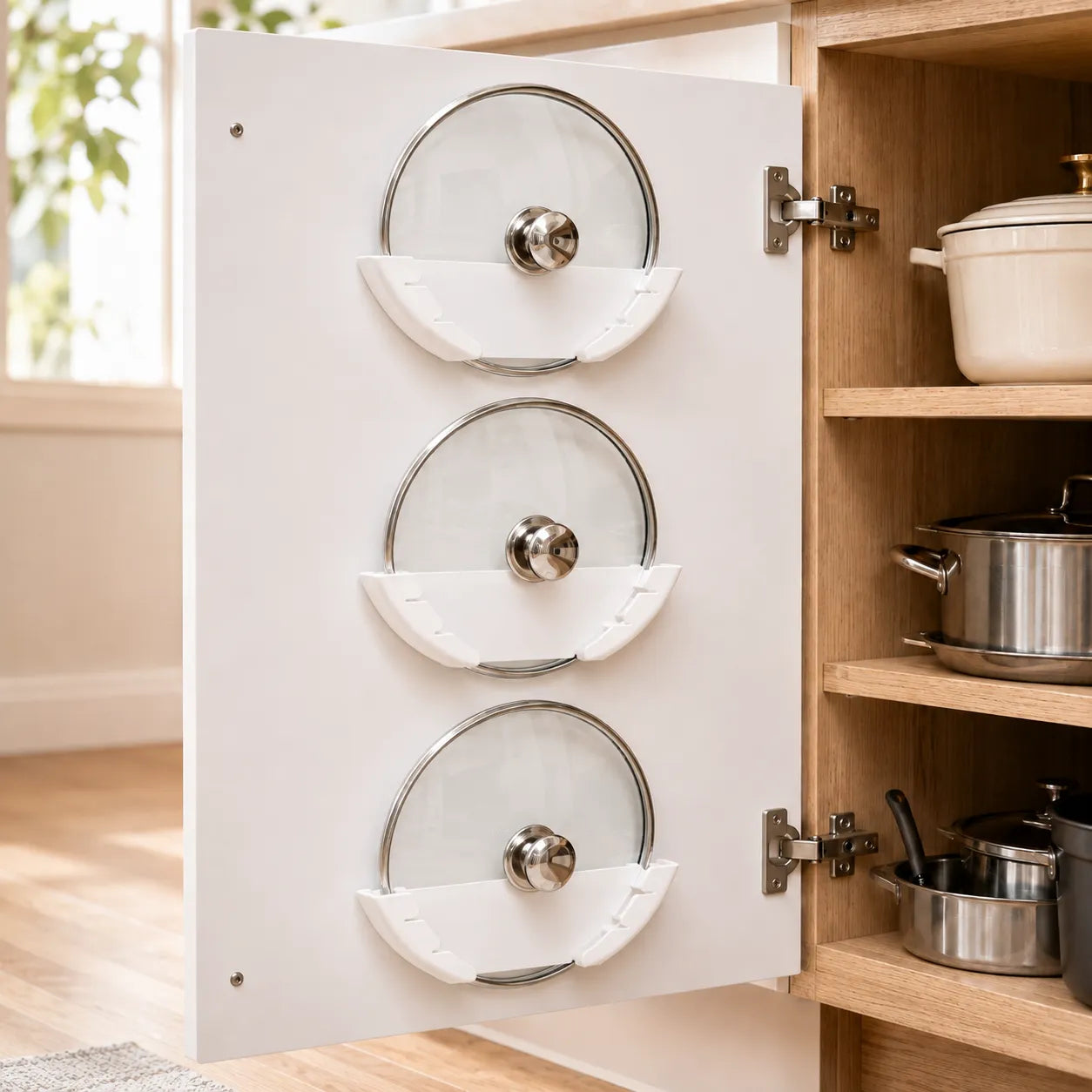 Adhesive Pot Lid Holders