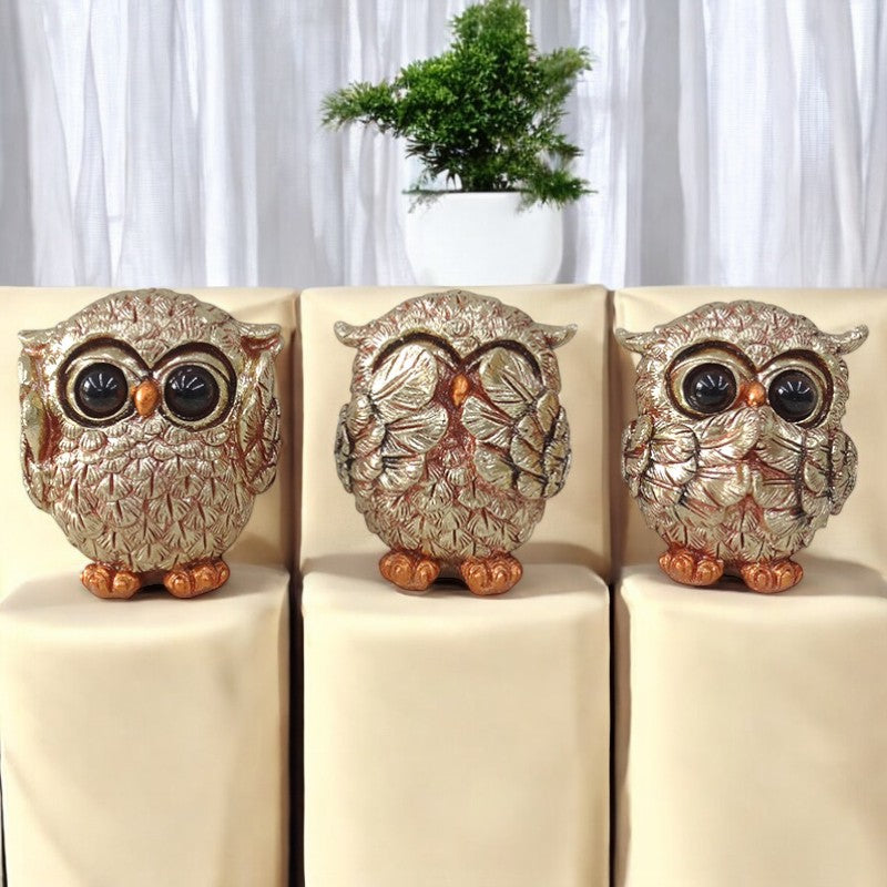 Alliem Gilded Owl Trio