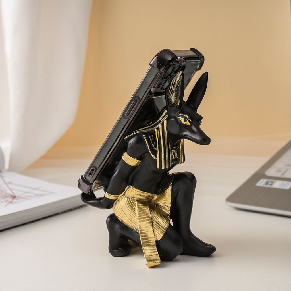 Anubis Egyptian Wine Bottle Holder