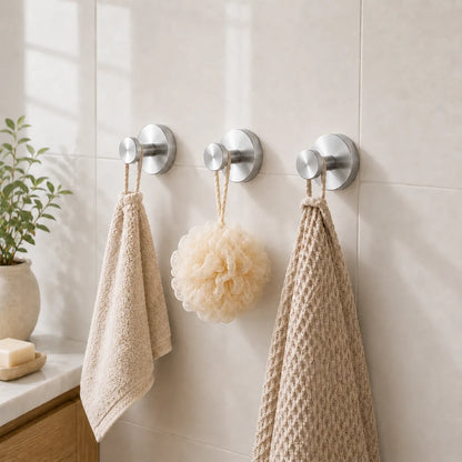 Aura Stainless Steel Suction Hooks