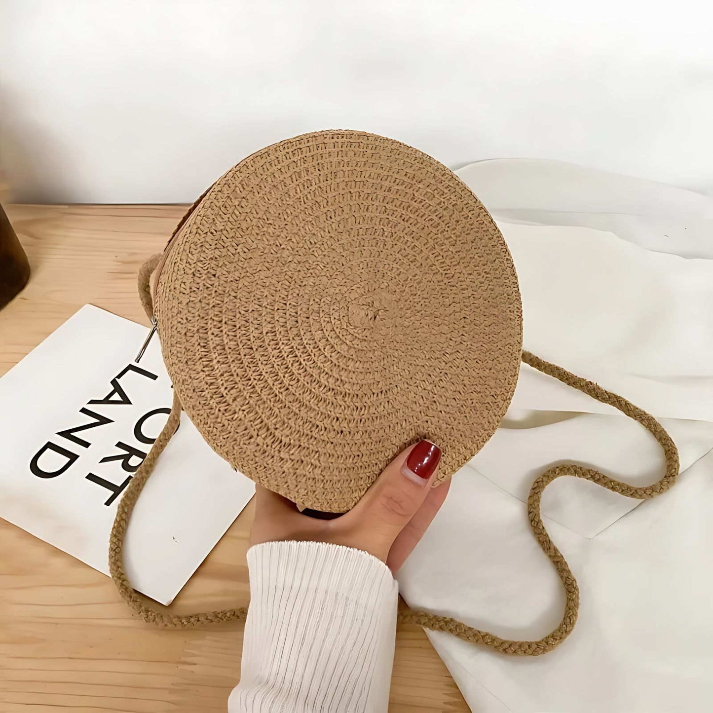 Aurelia Boho Luxe Straw Bag