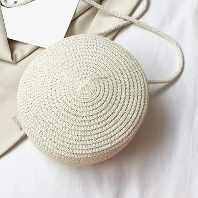 Aurelia Boho Luxe Straw Bag