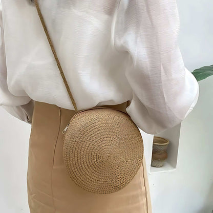 Aurelia Boho Luxe Straw Bag