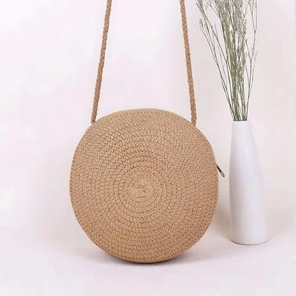 Aurelia Boho Luxe Straw Bag