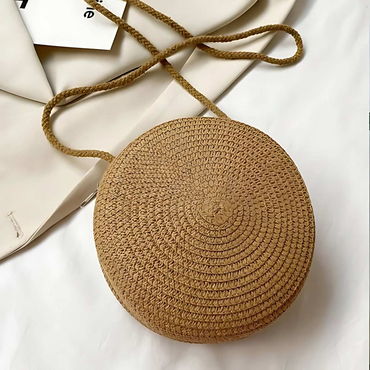 Aurelia Boho Luxe Straw Bag