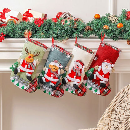 Jordan character fabric stocking with generous interior space for gifts