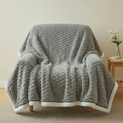 Plush velvet lounge blanket designed for relaxation and comfort in any space