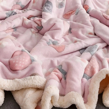 Double winter bedding polyester fabric thick material for bedroom decor