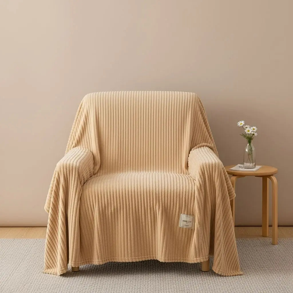 Cozy fleece blanket perfect as bedroom throw or standalone comfort bedding for any room addition