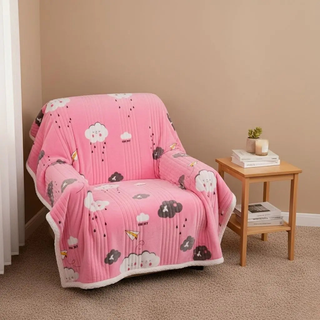 Cashmere bed blanket layering piece available in multiple sizes for bedroom comfort and decor