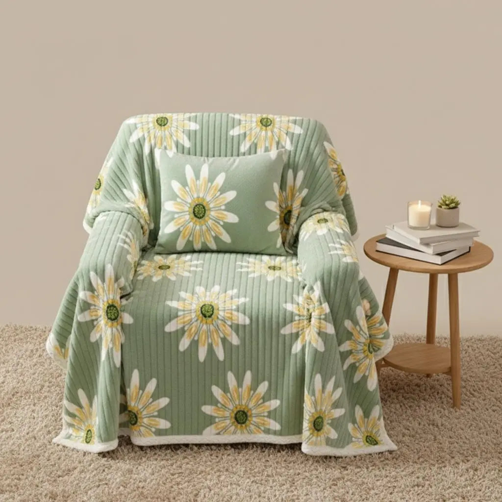 Three layer construction cashmere textile with substantial weight for lasting comfort and quality