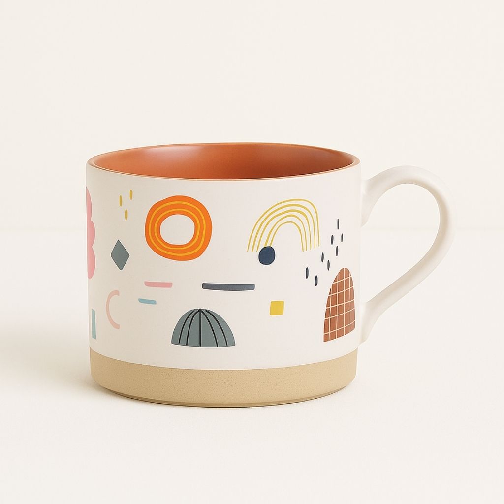 Durable stoneware mug with handmade ceramic design, perfect for coffee lovers seeking quality drinkware