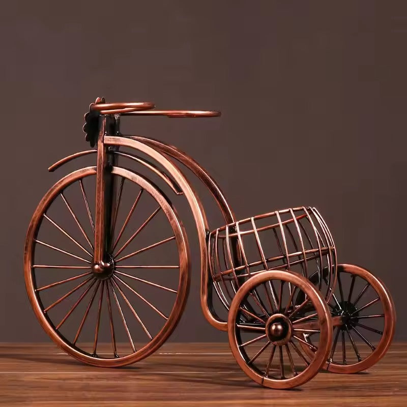 Brix Tricycle Wine Bottle & Glass Holder