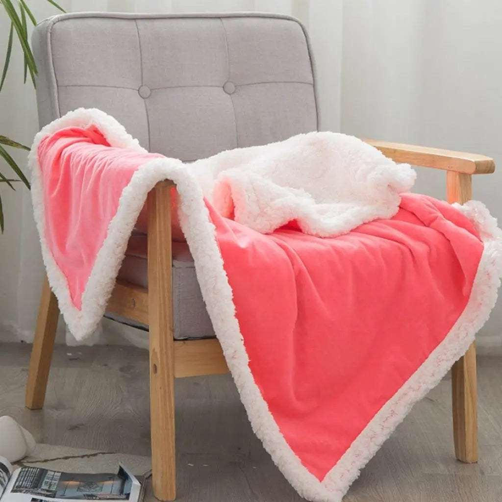 Breathable cashmere nap blanket for cozy afternoon relaxation sessions