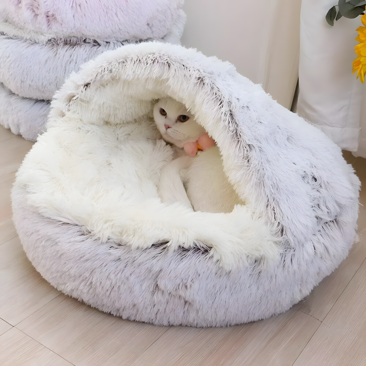 CozyCave™-  Soft Plush Pet Bed