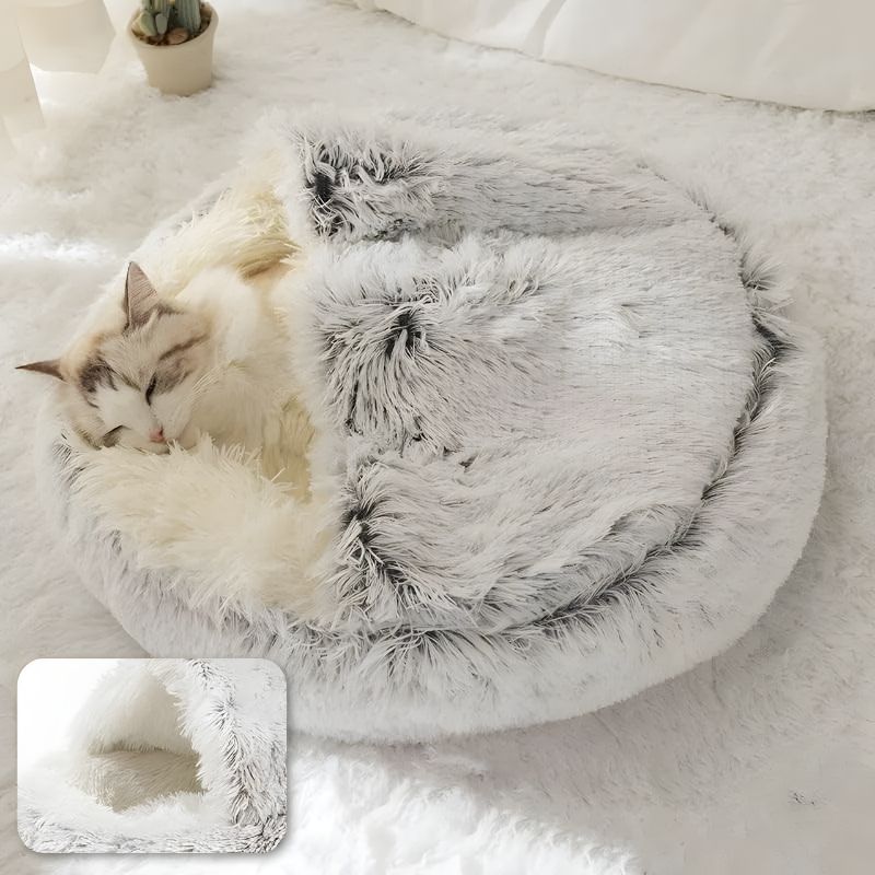 CozyCave™-  Soft Plush Pet Bed