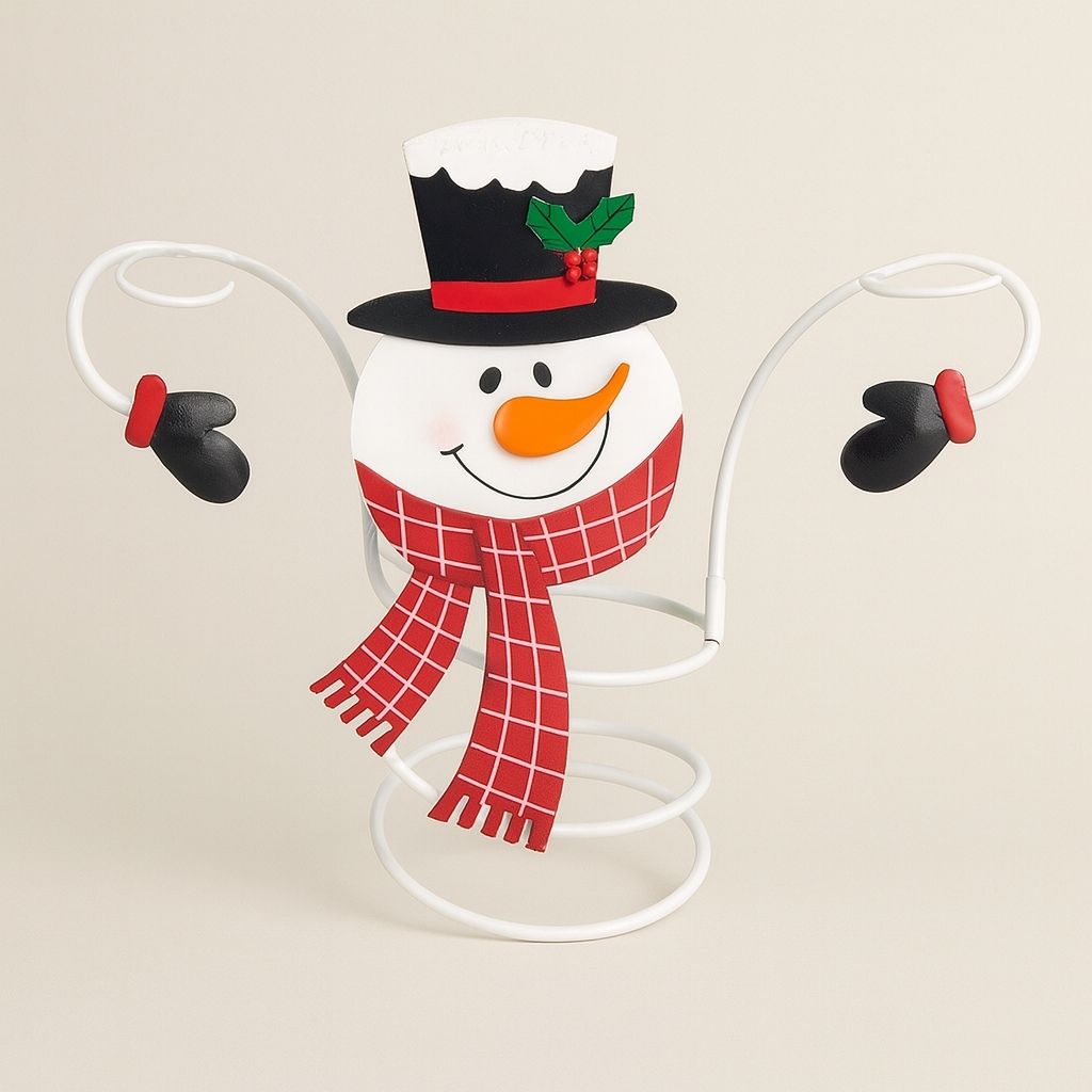 Red and white wine glass decoration with Santa hat and beard details