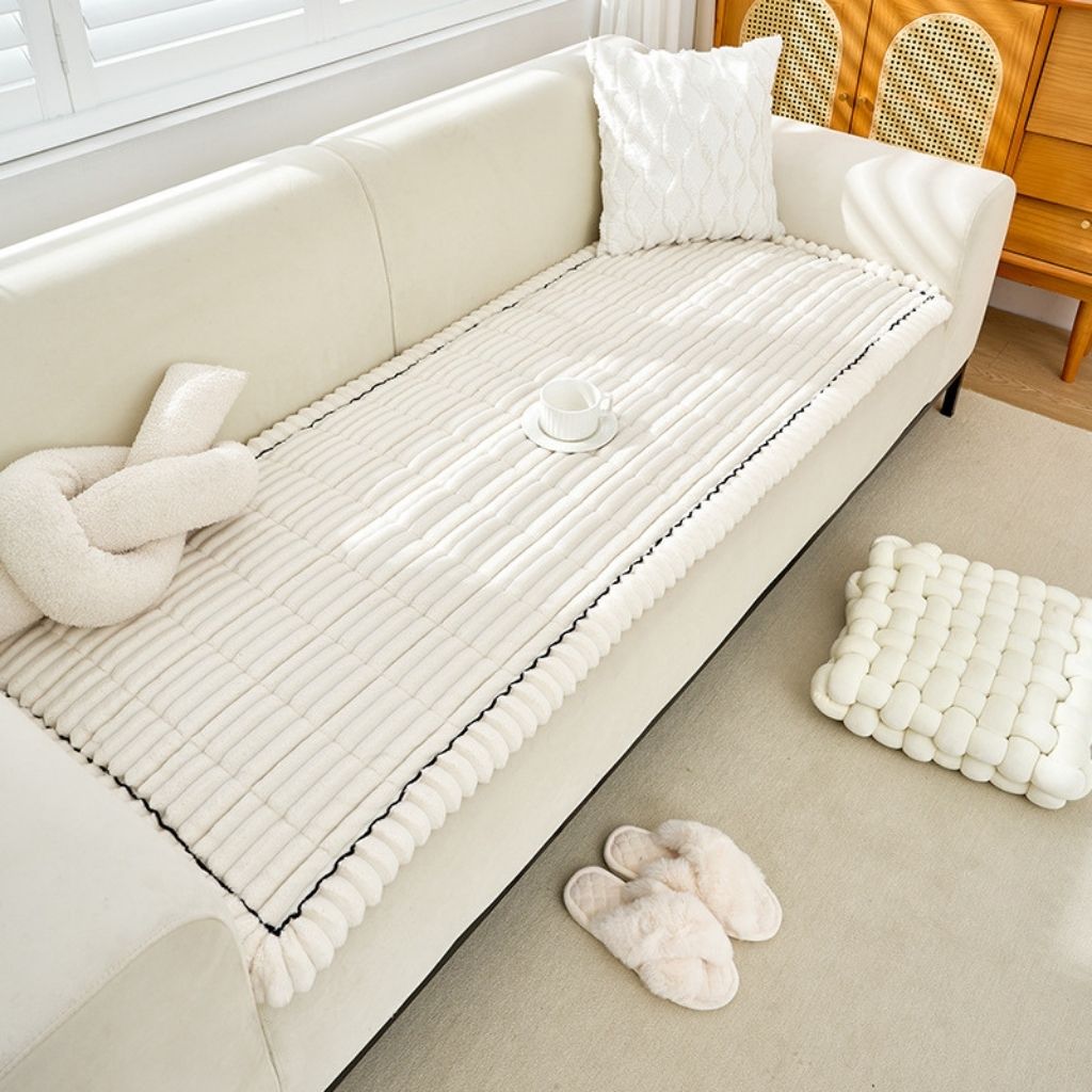 Sofa cushion cover available in multiple sizes for perfect furniture protection fit