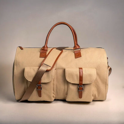 EminenceCarrier™ - Luxe Leather Duffle Bag