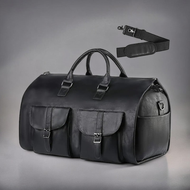 EminenceCarrier™ - Luxe Leather Duffle Bag