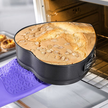 Small heart shaped pan ideal for mini cheesecakes brownies and giftable baked treats