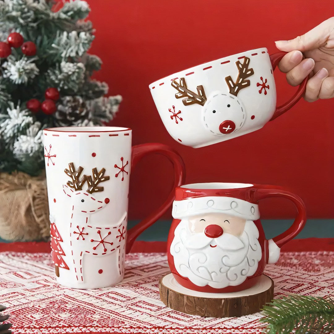 Festive Sips Christmas Mug Trio