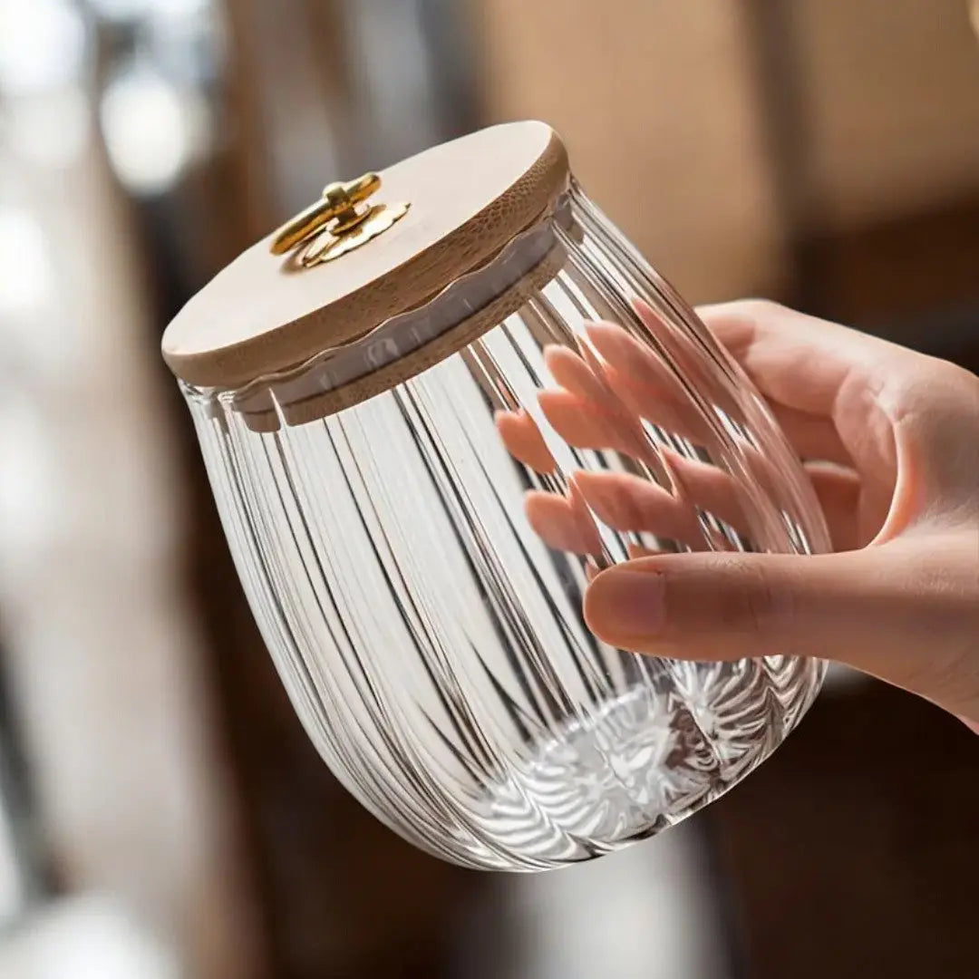 Fjora Tea Storage Jar - Round