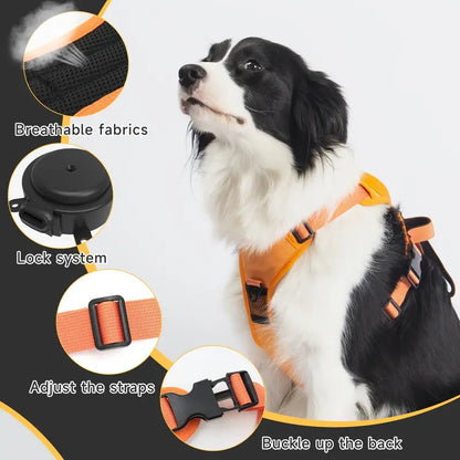 FlexiLead™ - Pet Harness With Retractable Leash