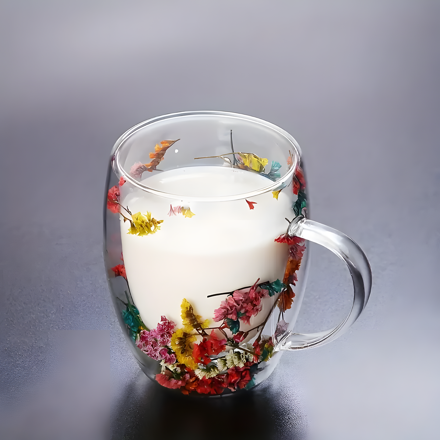 FloralGlow Glass - Mug