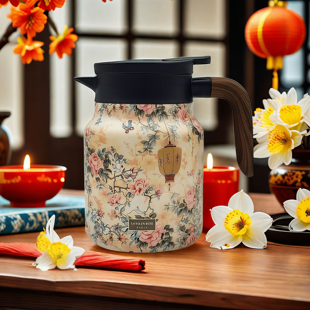 Florica Vintage Floral Tea Pot