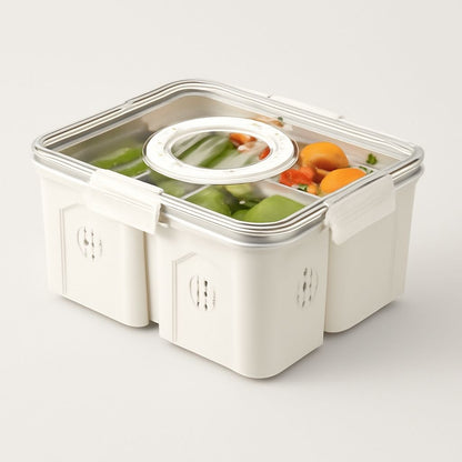  Glass meal prep container 1200ml with natural bamboo lid, ideal for food preservation and kitchen organization