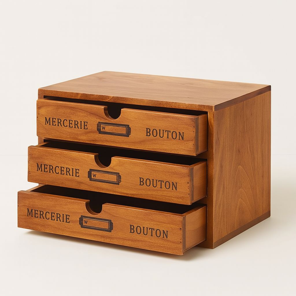 Heritage Vintage Wooden Storage Drawer