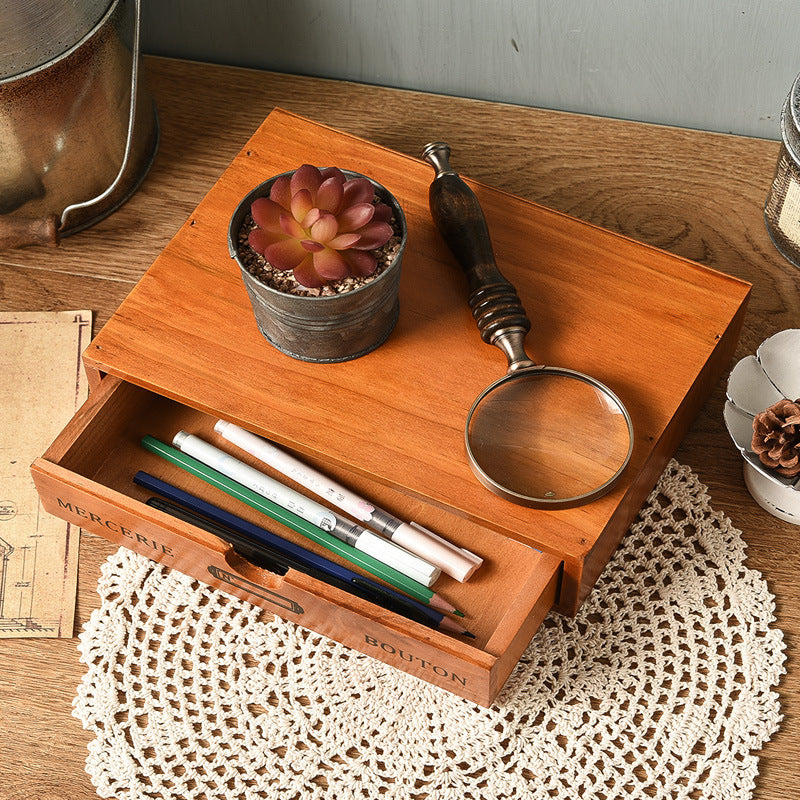 Heritage Vintage Wooden Storage Drawer