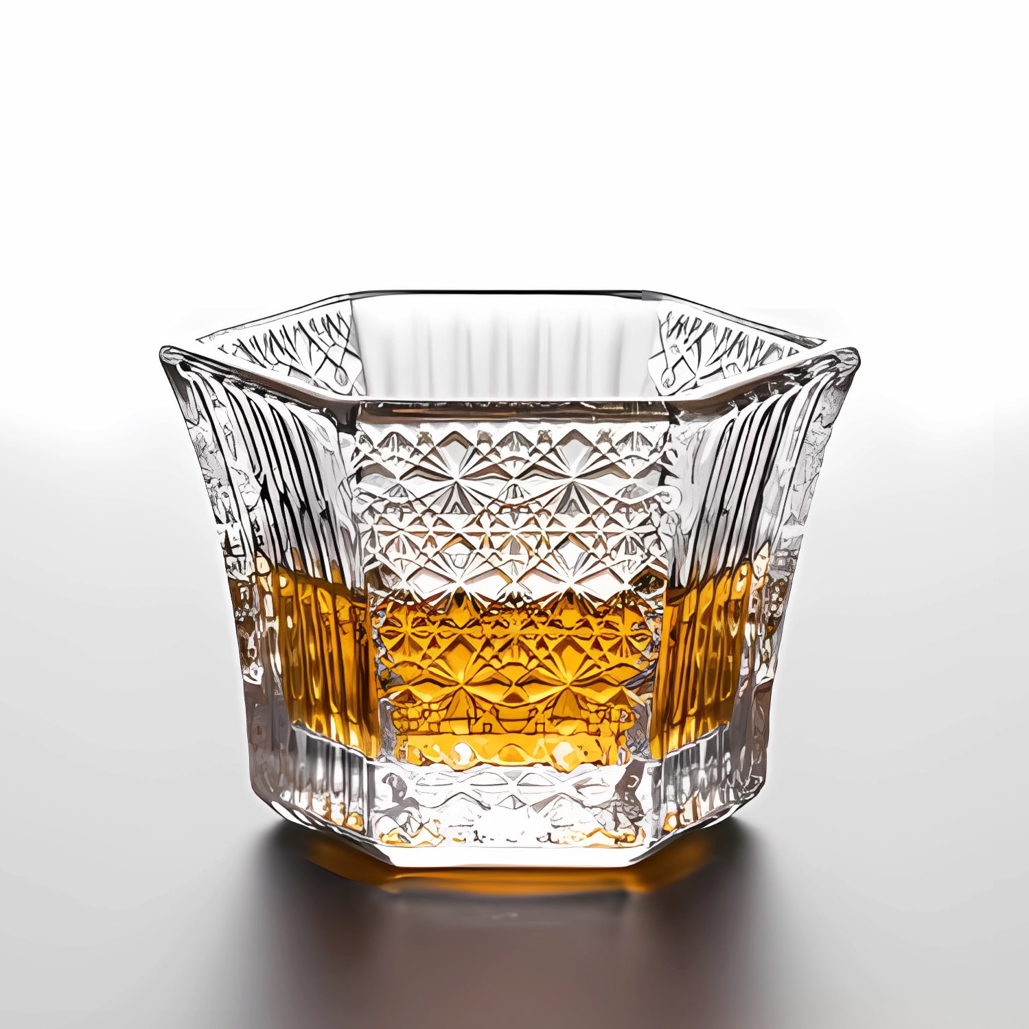 Bret Crystal Hexagonal Glass