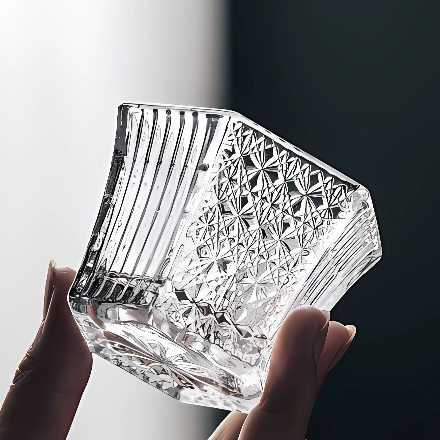 Bret Crystal Hexagonal Glass