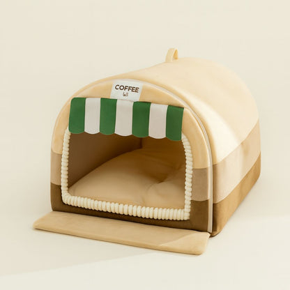 Large pet house with extra space and thick cushion for big dogs and multiple small pets