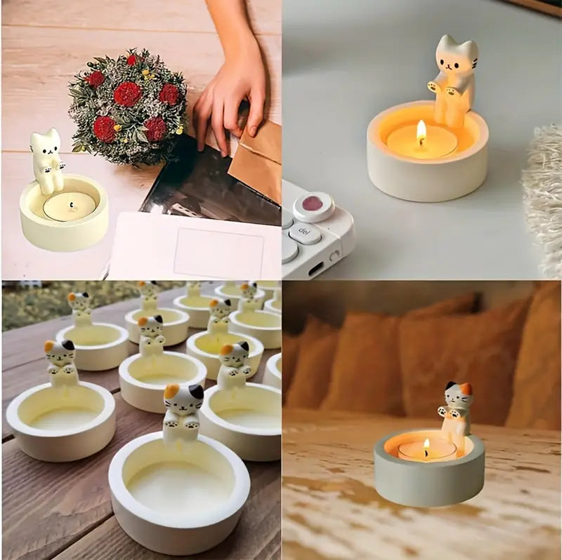 KittyGlow™ - Cat Candle Holder