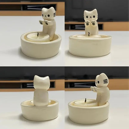 KittyGlow™ - Cat Candle Holder