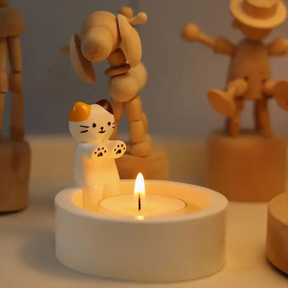 KittyGlow™ - Cat Candle Holder